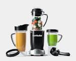 Product preview 1 of 5. Thumbnail nutribullet with SouperBlast Pitcher and 30 oz short cup on grey background.